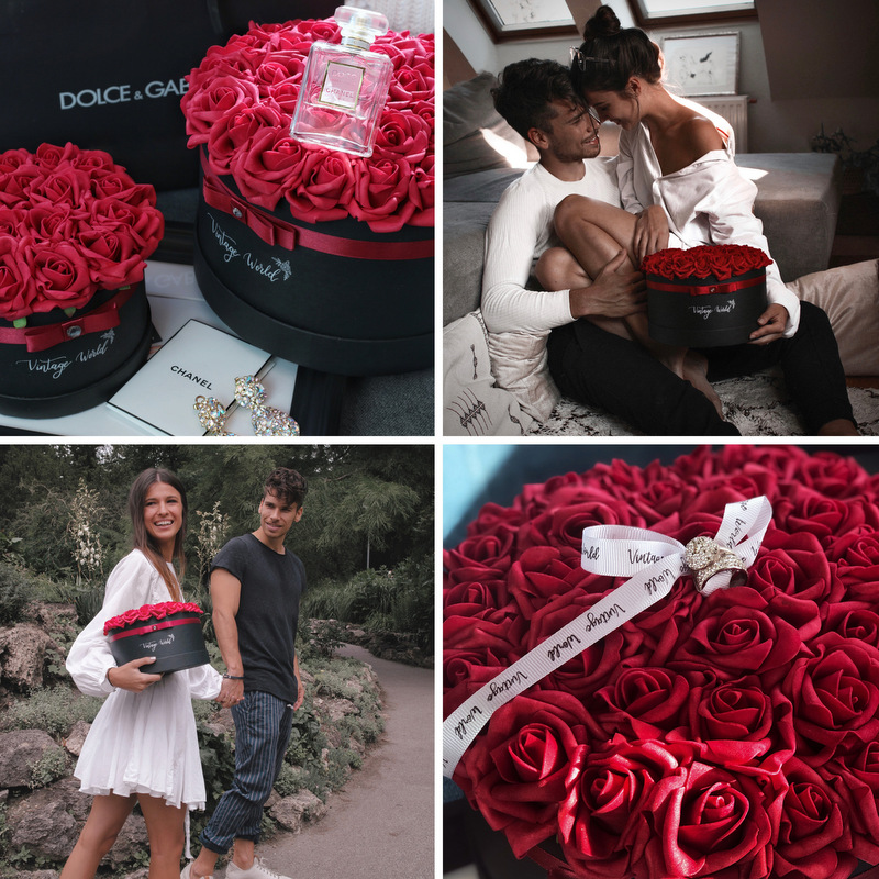 gift ideas for her | infinity red roses