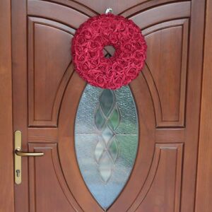 rose door wreath | home decoration design